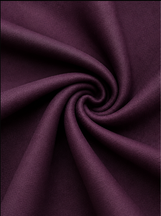 Plum Purple Suiting Wool